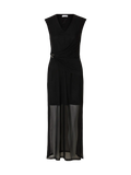 Olga Sl Slim Ankle Dress - Black