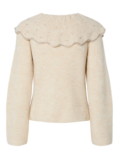 Yascharma Ls Knit Pullovers S. - Birch