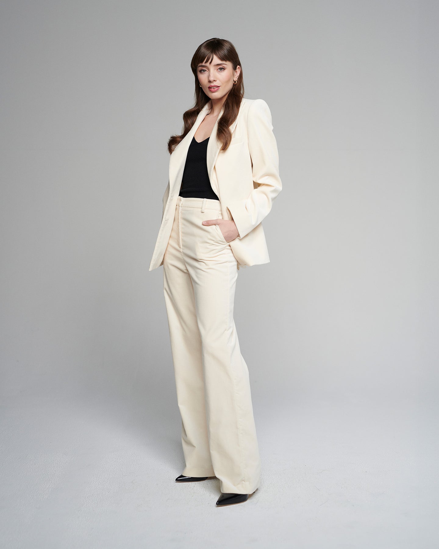 Beau Velvet - Ivory