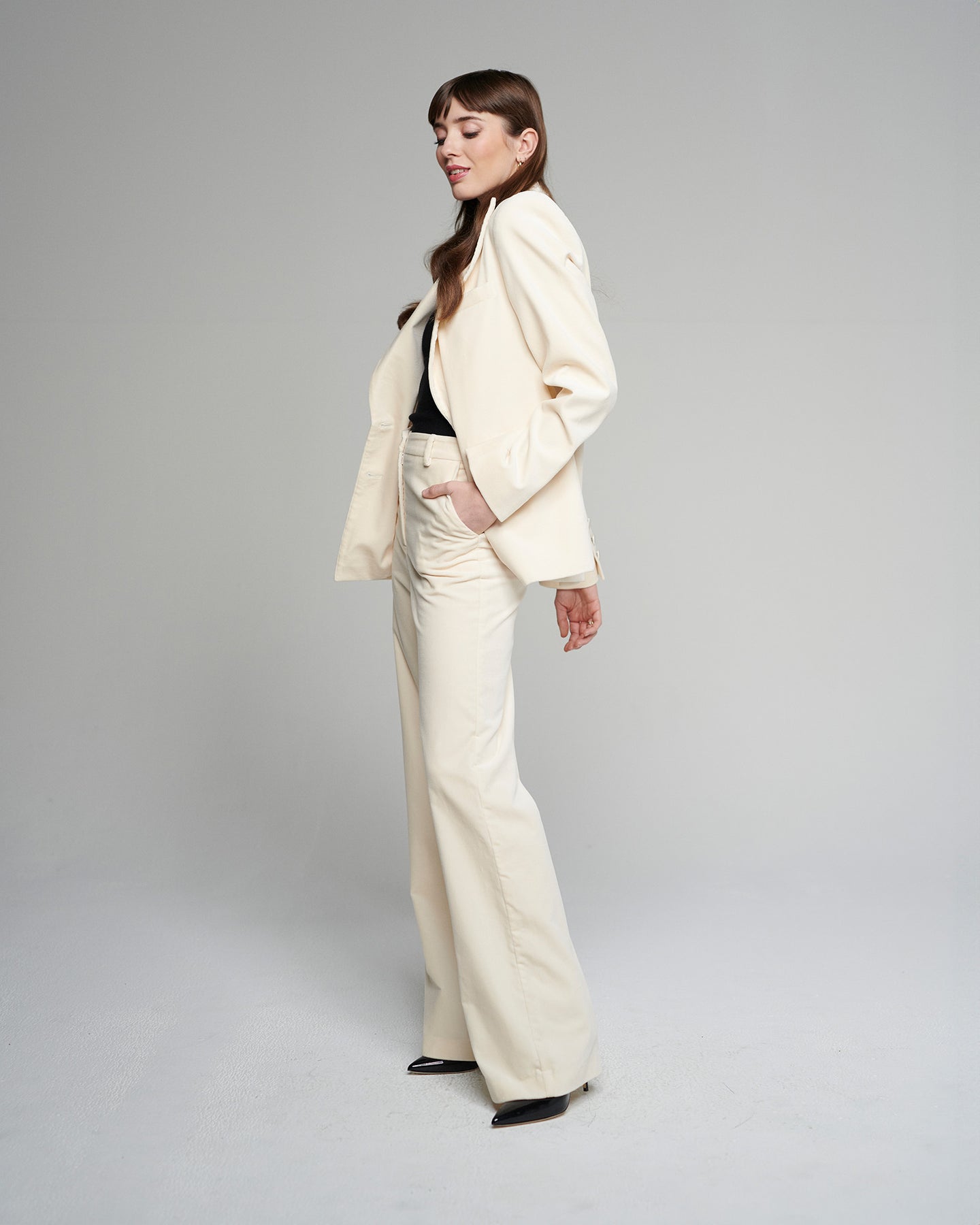 Beau Velvet - Ivory