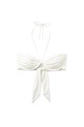 Billow Bikini Top - Pearl White
