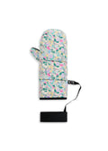 Brgn Snow Mittens - Daae Flower Sand