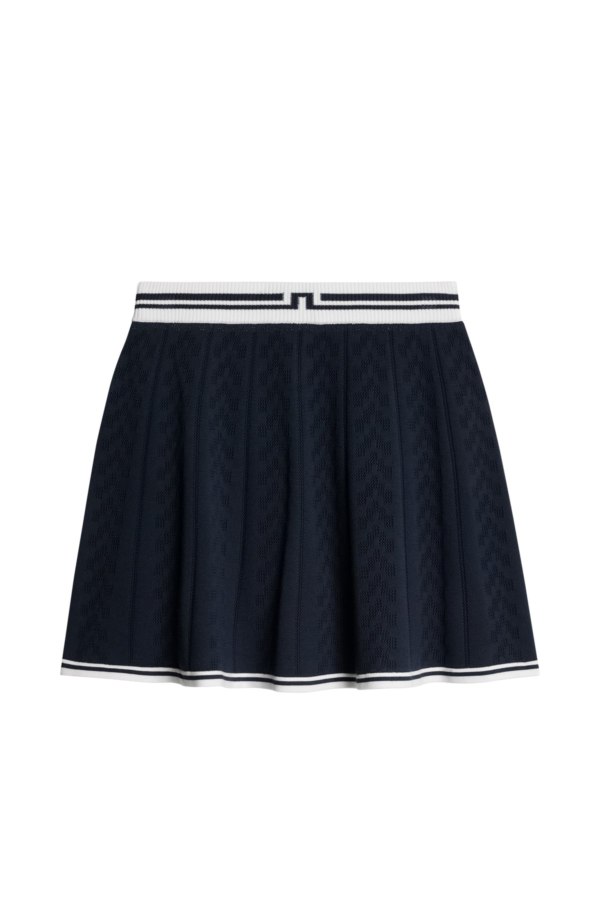 Pamela Pointelle Knitted Skirt - Jl Navy