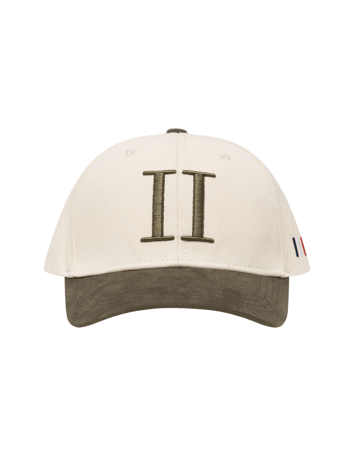 Baseball Cap Suede II - Ivory/Olive Night