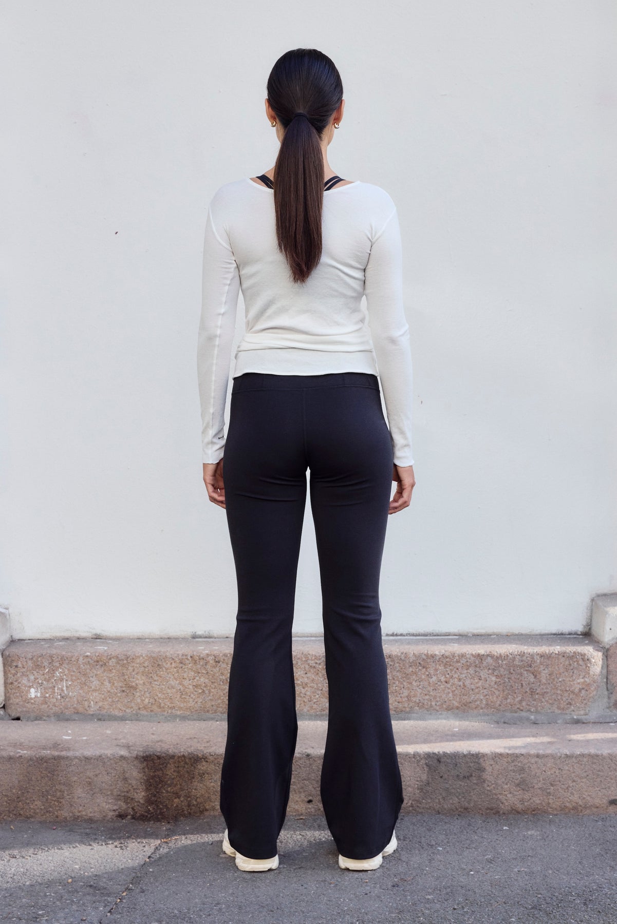 Basic Wrap Sweater - Pure White