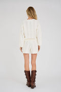 Beana Knit Blouse - Off White