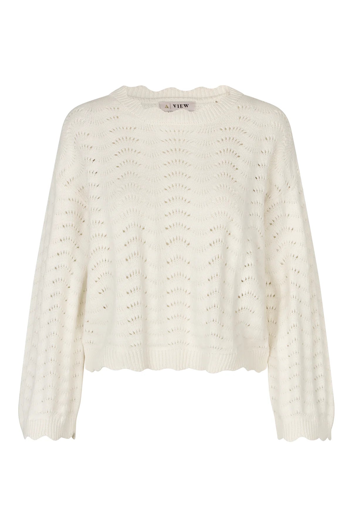 Beana Knit Blouse - Off White