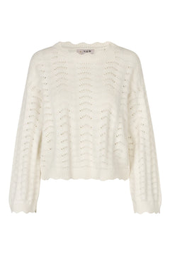 Beana Knit Blouse - Off White