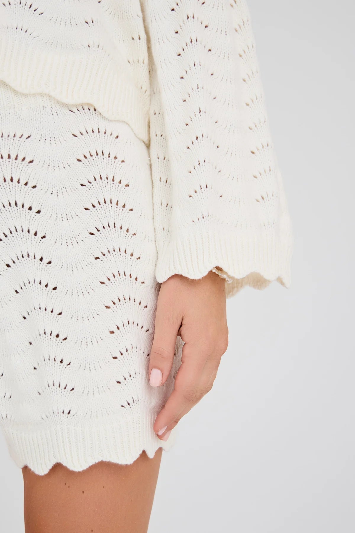 Beana Knit Shorts - Off White