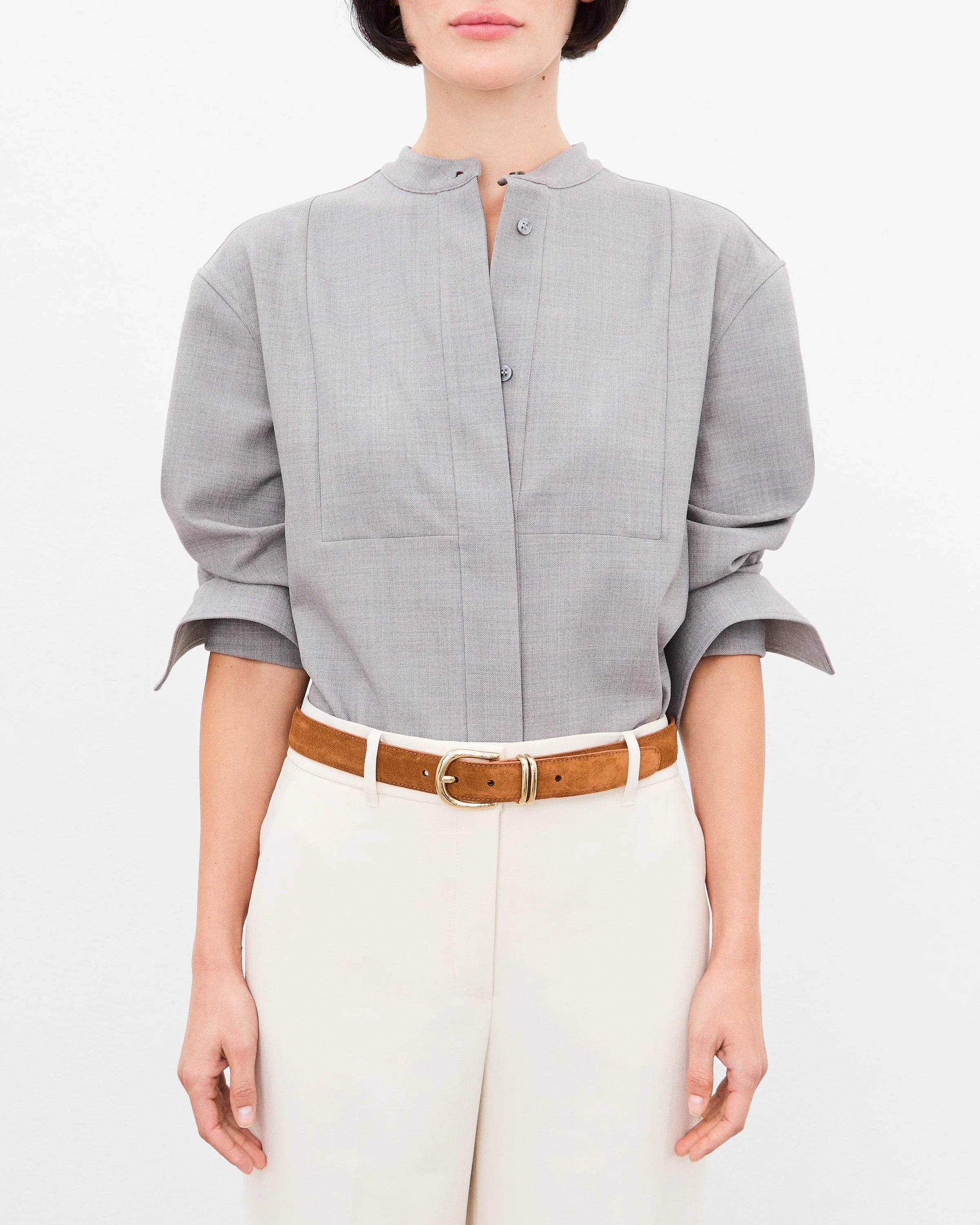 Beatrice Belt - Suede Bourbon