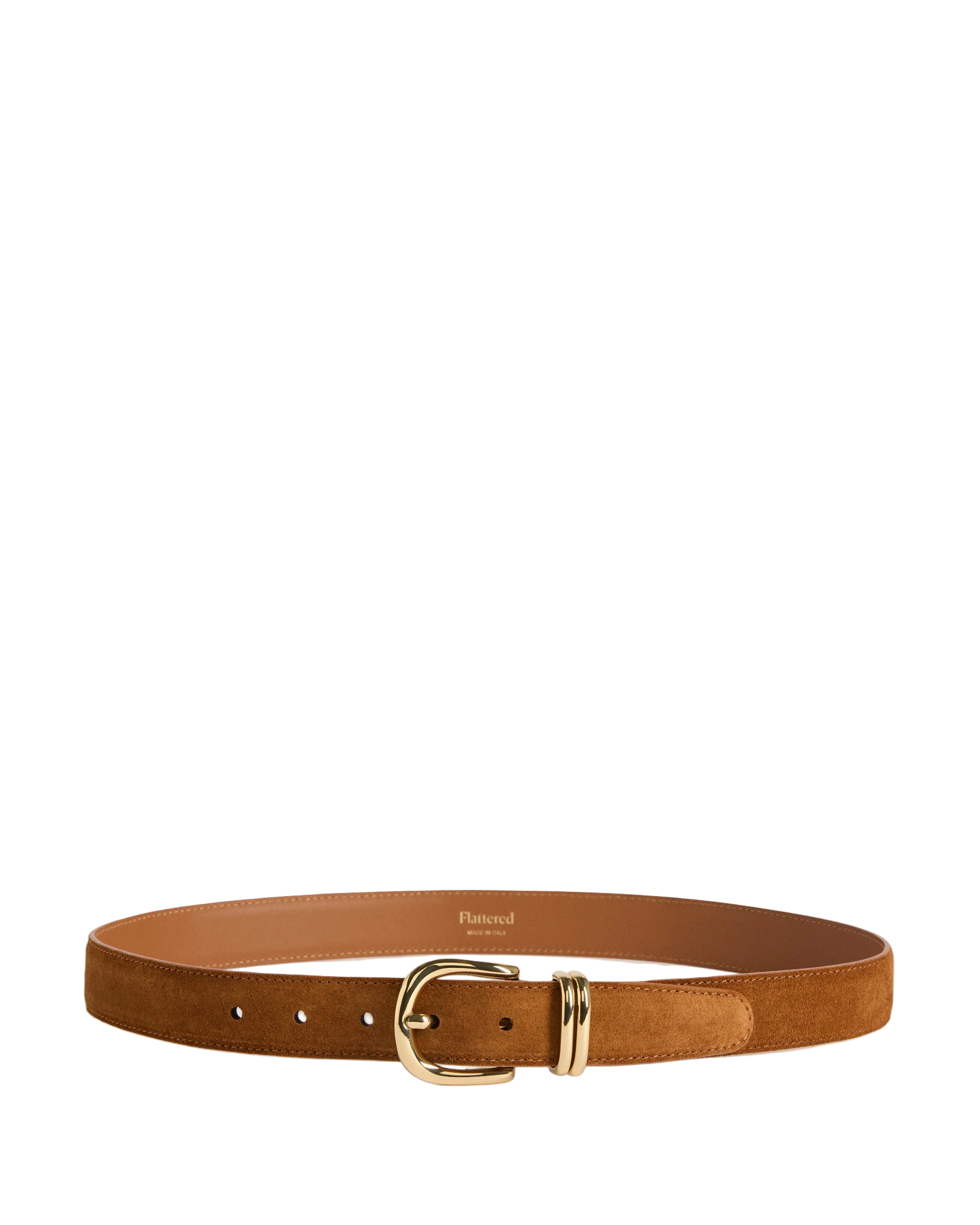 Beatrice Belt - Suede Bourbon