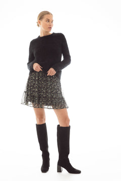 Mille Skirt - Green Amber Print