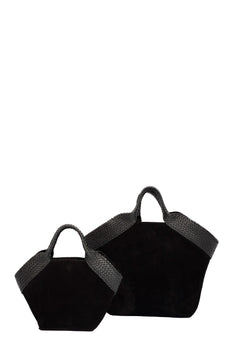 Aura Bag S - Black Suede
