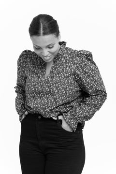 Jenny Blouse - Lilac Hazel Print