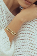 The Wave Bangle - Gold