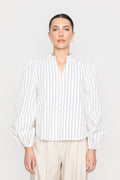 Infinity Blouse - Cream Stripe