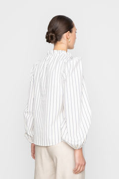 Infinity Blouse - Cream Stripe