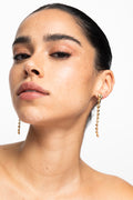 The Long Shell Earrings - Gold