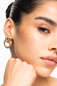 The Oyster Earrings - Gold