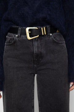 Bennett Belt - Black Gold