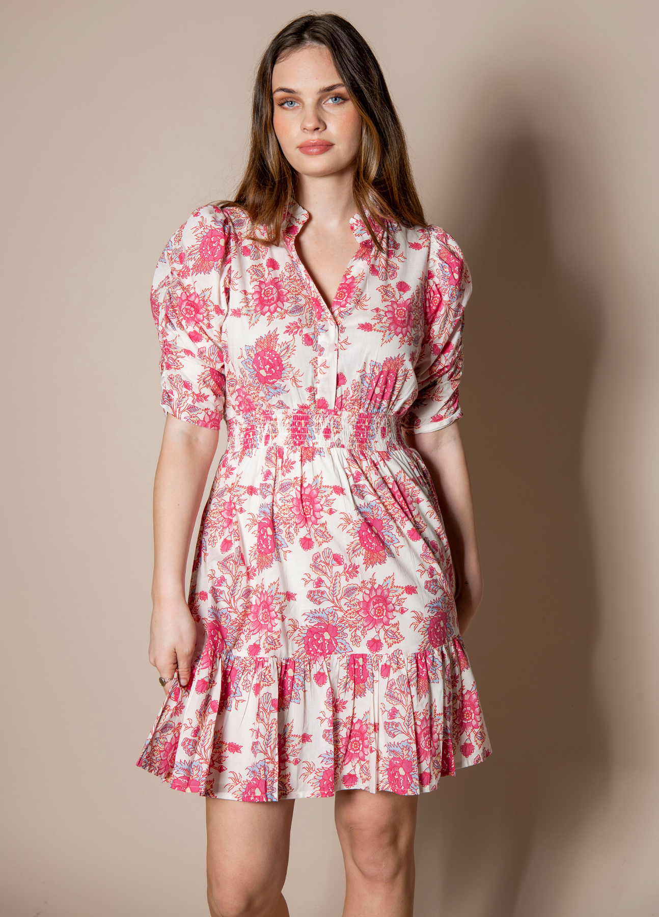 Billie Dress Short Sleeve - Rasberry