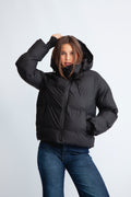 Fox C Puffer Jacket - Black
