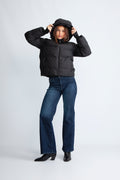 Fox C Puffer Jacket - Black