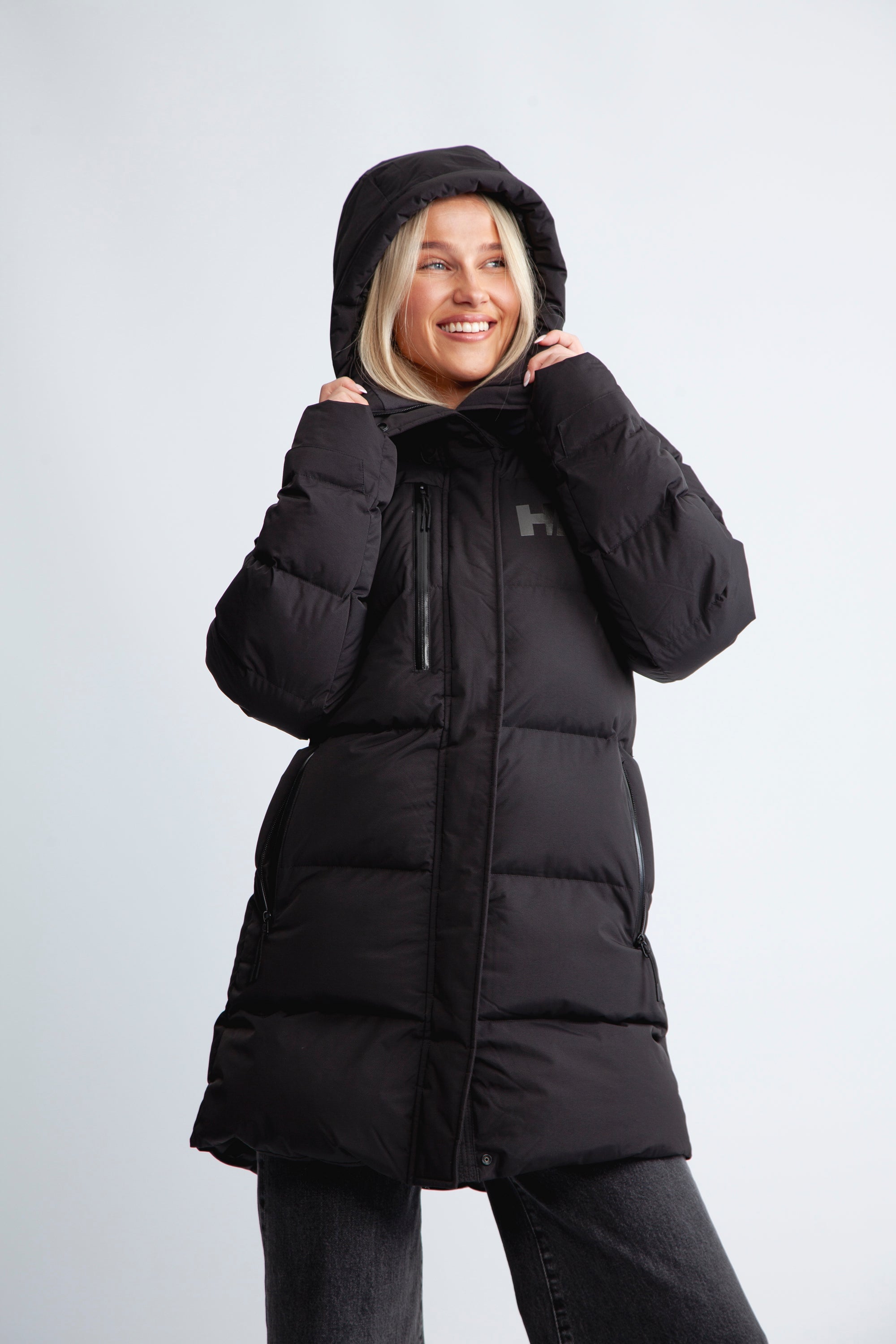 W Adore Puffy Parka - Black