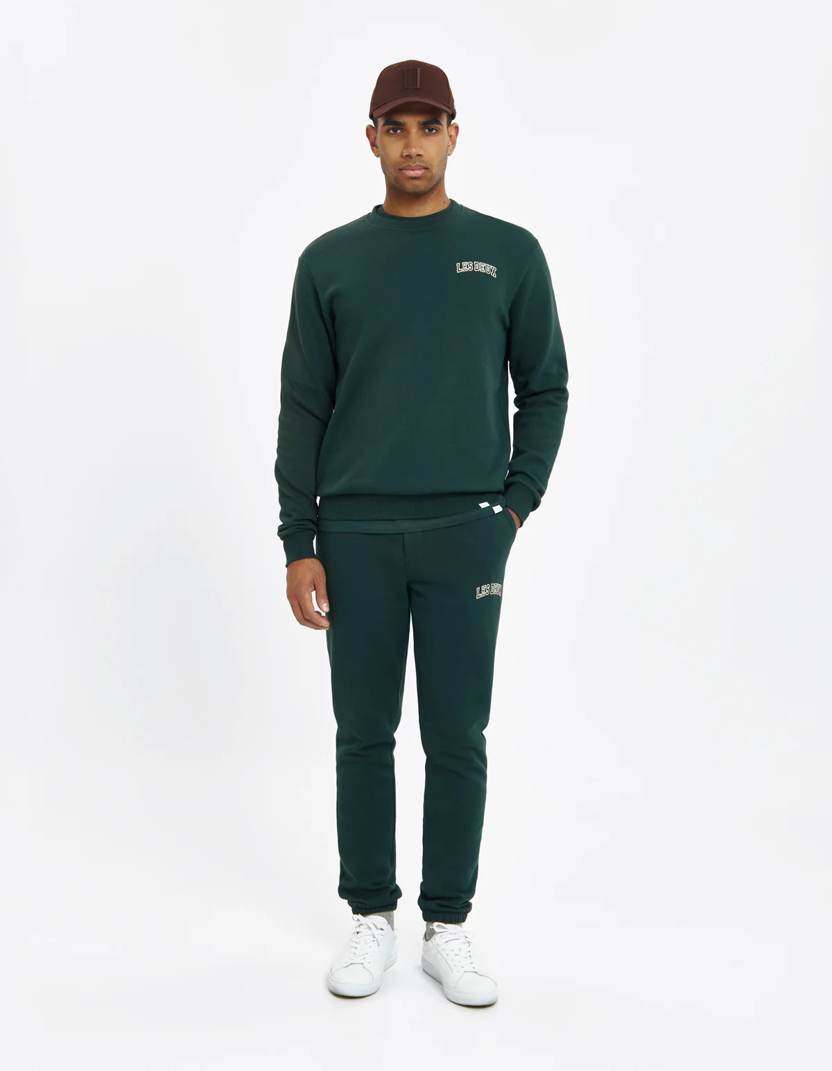 Blake Sweatshirt - Pine Green/Dark Sand