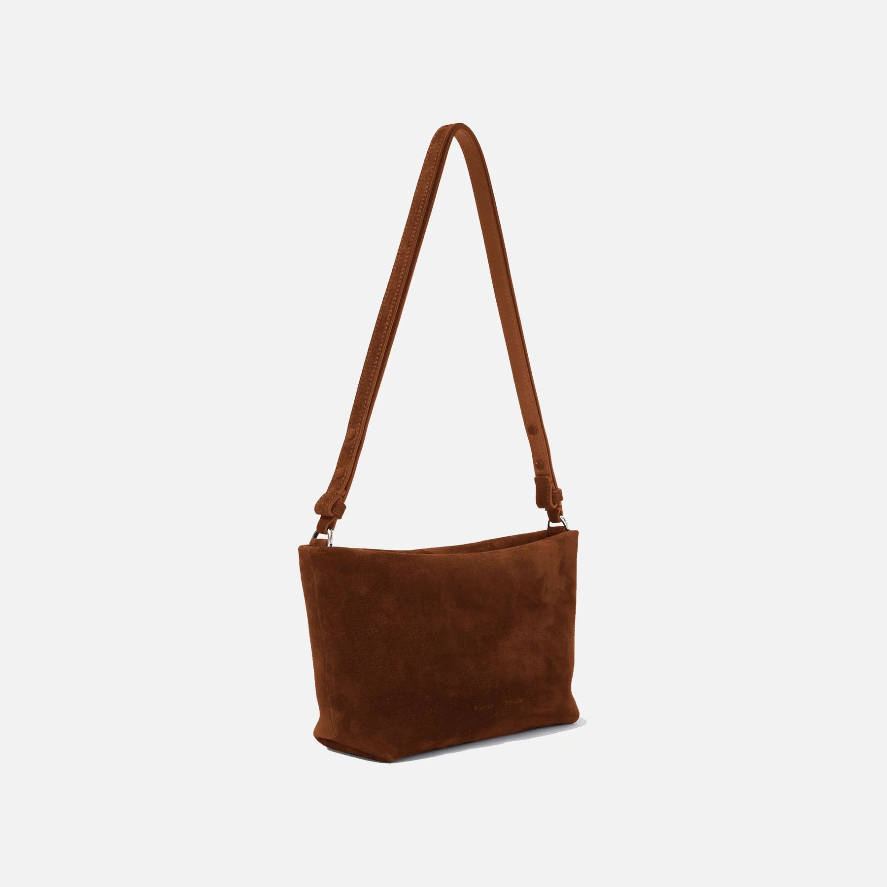 Bond Bag In Suede - Saddle