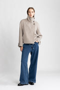 Isadora Wool Jacket - Grey Sand