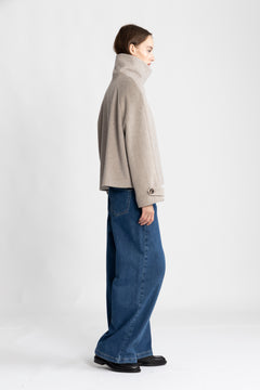 Isadora Wool Jacket - Grey Sand