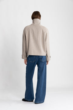 Isadora Wool Jacket - Grey Sand