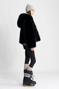 Astrid Faux Fur Jacket - Black