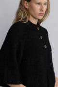Diana Cape Cardigan - Dark Brown