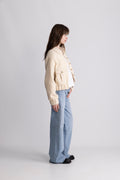 Tone Tweed Jacket - Off White