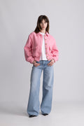 Tone Tweed Jacket - Light Pink