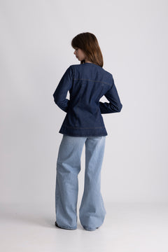 Pernilla Denim Jacket - Dark Blue