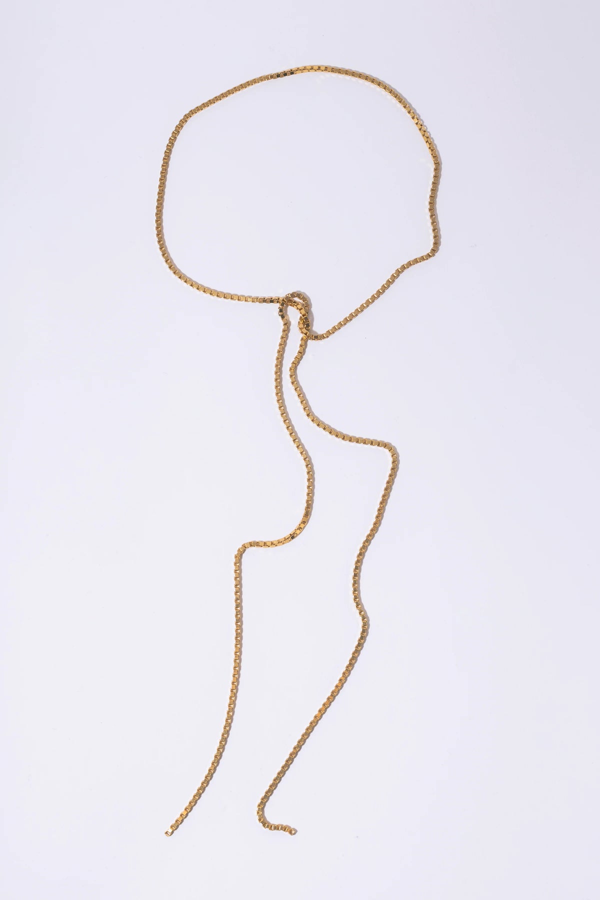 Gold Box Chain Rope - Gold