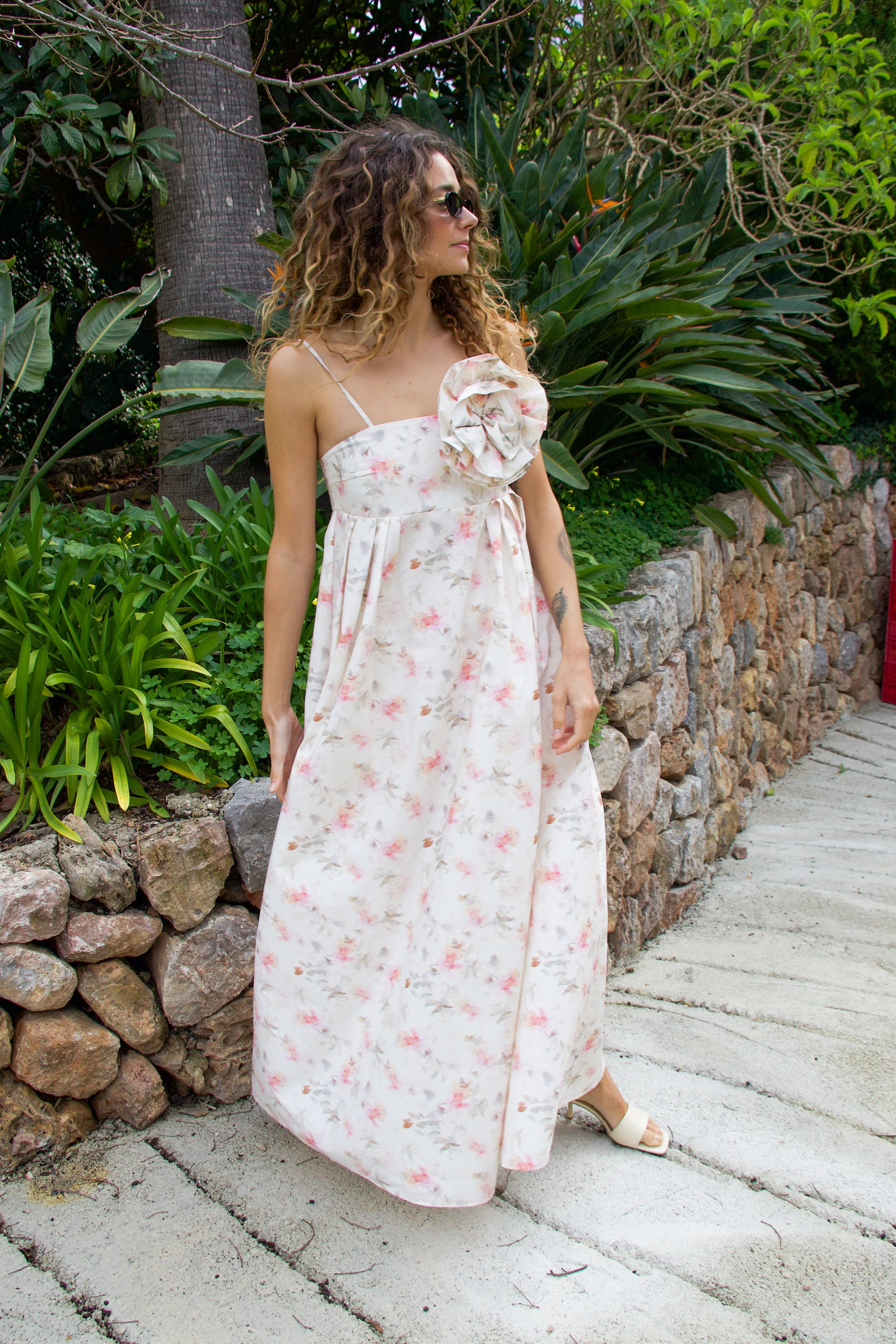 Bubble Dress - Faded Floral