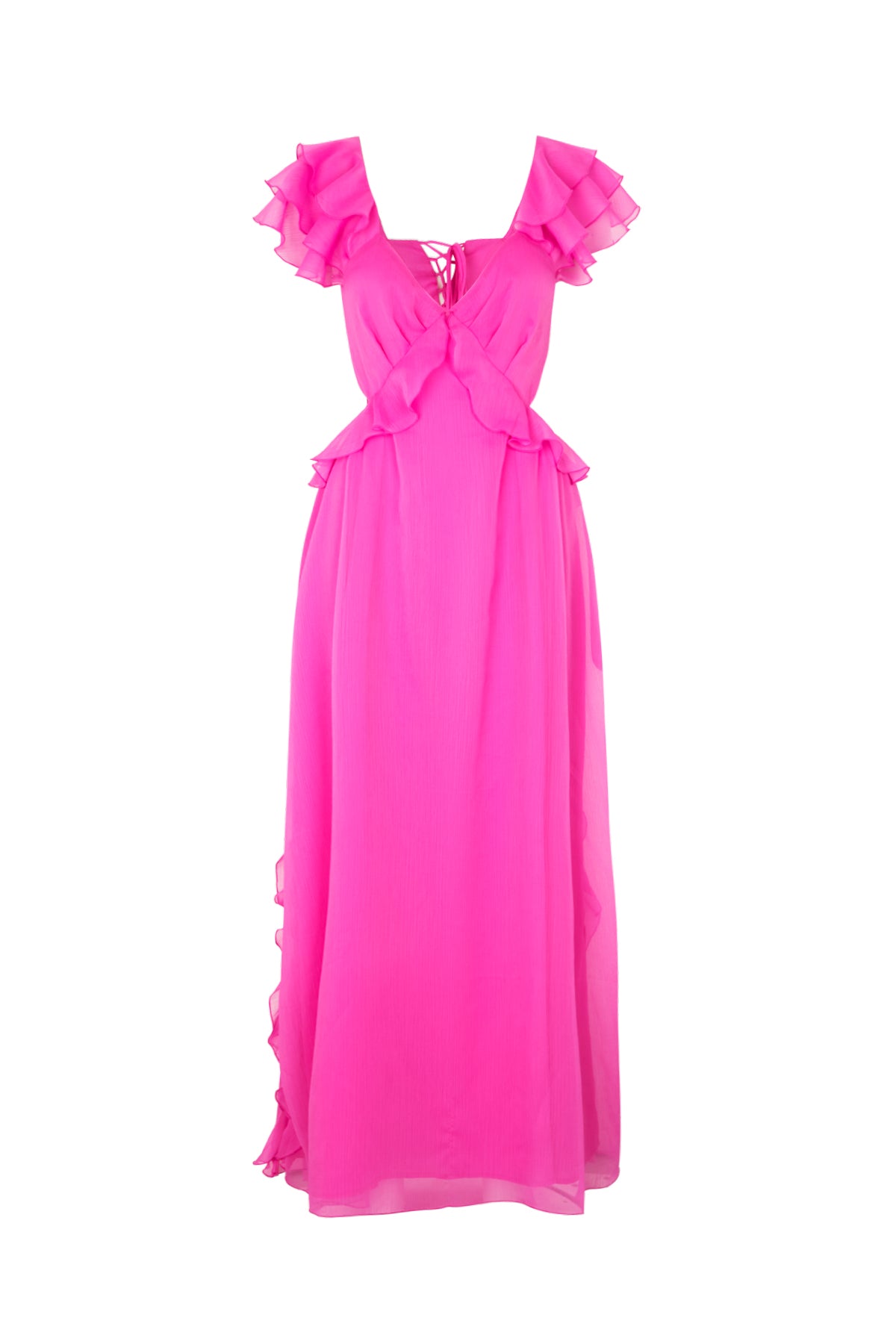 Bianca Dress - 907C Neon Pink