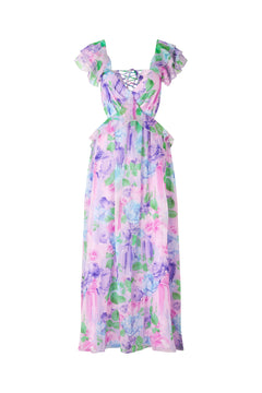Bianca Dress - Lilac Sprayflower