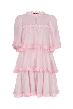 Flow Dress - Carmine Rose