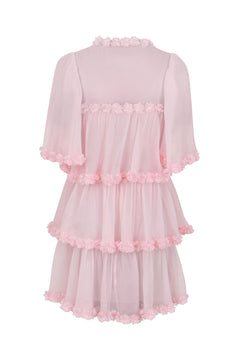 Flow Dress - Carmine Rose