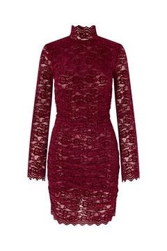 Brenda Dress - Bordeaux