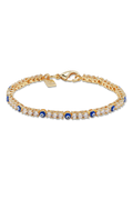 Serena Bracelet X Evil Eye - Greek Blue