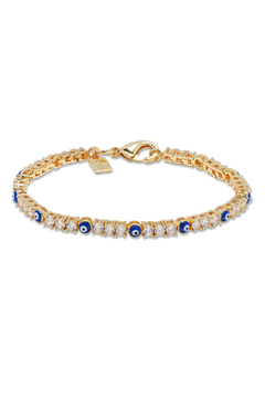 Serena Bracelet X Evil Eye - Greek Blue