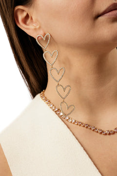 Crush On Me Earrings - Gold