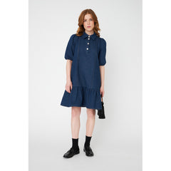 Elena Dress - Glitter Denim