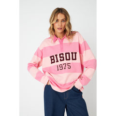 Bisou Blouse - Pale Pink Stripe